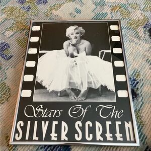 Marilyn Monroe Black and White Wall Art